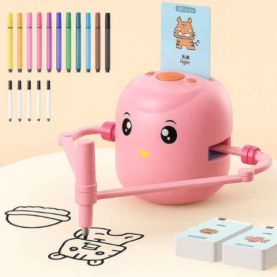 Robô de Desenho Inteligente Rosa