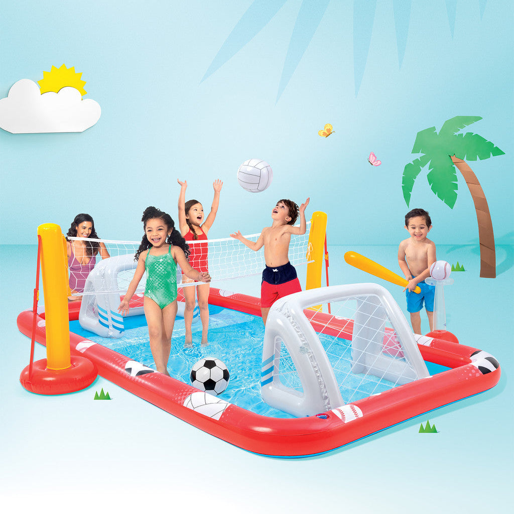 Centro de Esportes Inflável C/ Futebol, Volei e Beisebol