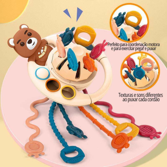 Brinquedo Sensorial de Cordões