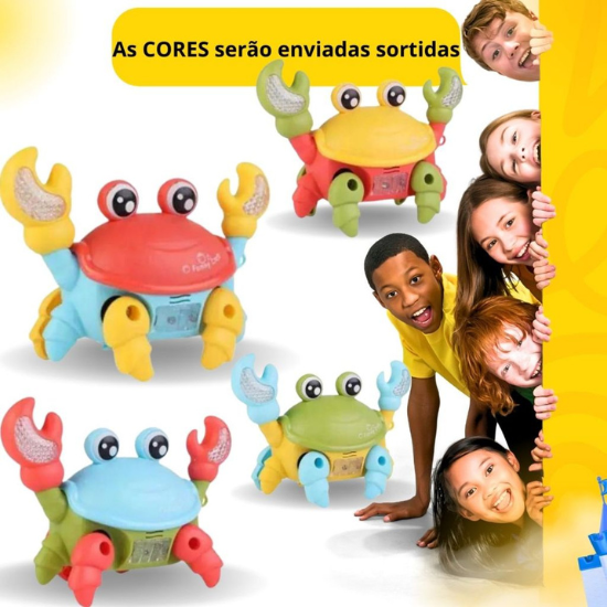 Caranguejo Fujão com Luz e Som