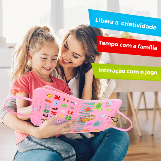 Placa Montessori de Atividades Sensoriais