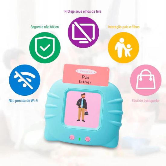 CardKids Educacional – Aprenda Inglês e Português com 224 Palavras