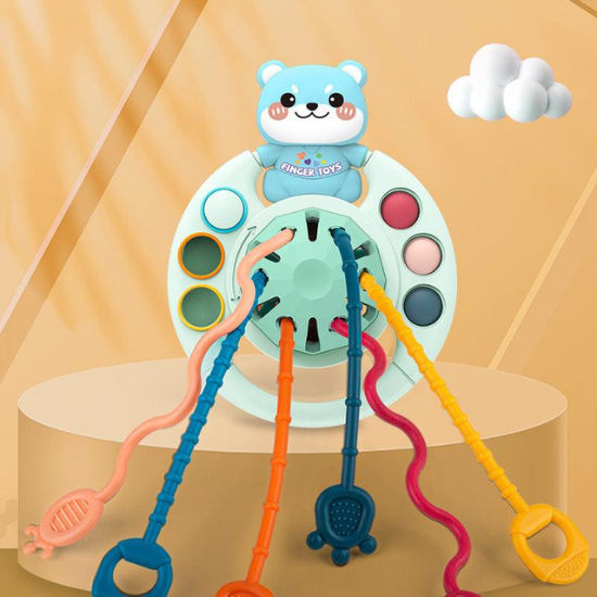 Brinquedo Sensorial de Cordões