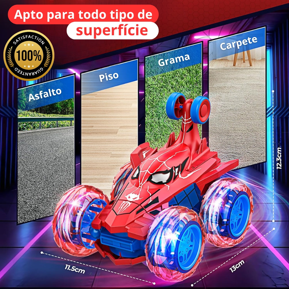 Carrinho de Controle Remoto SpiderCar + Máscara de Brinde!