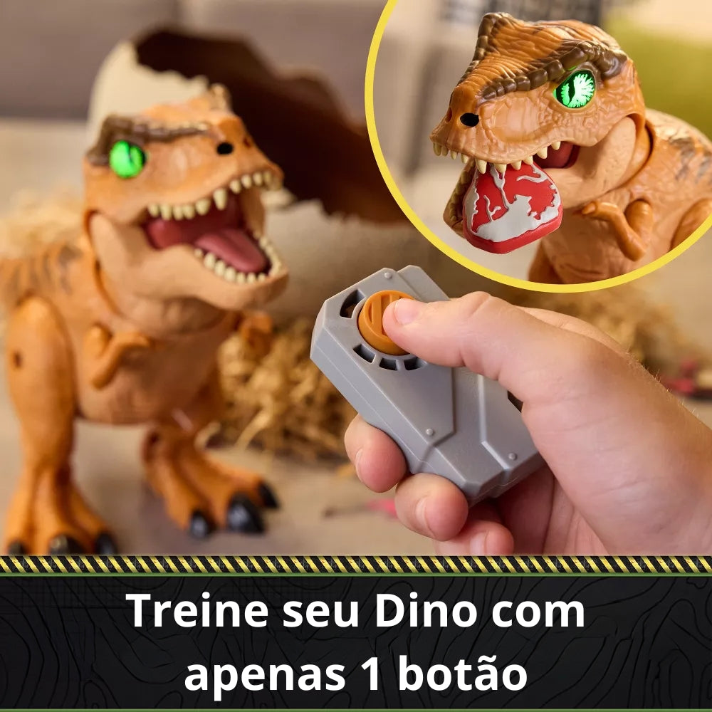 Dinossauro T-Rex Interativo – Mais de 100 Sons e Reações
