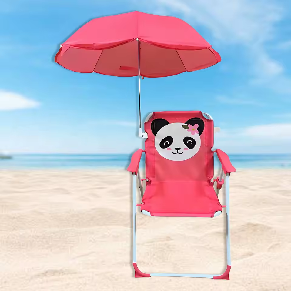 Cadeira de Praia Infantil com Guarda Sol