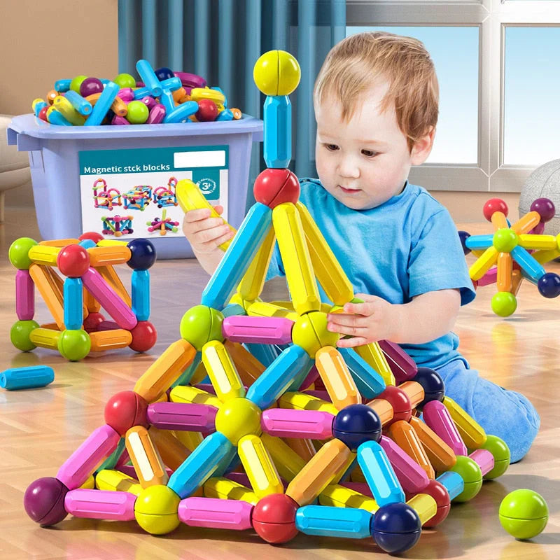 Kit Blocos Magnéticos - Educativo e Criativo