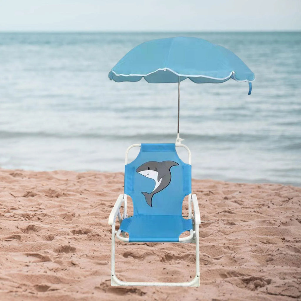 Cadeira de Praia Infantil com Guarda Sol
