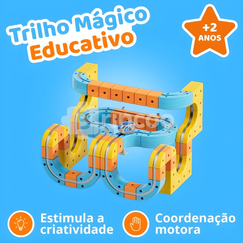 MagicTrain - Trilho Mágico Magnético Educativo
