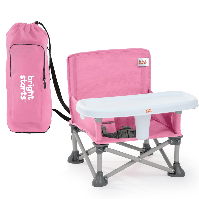 Assento Dobrável Infantil - Rosa