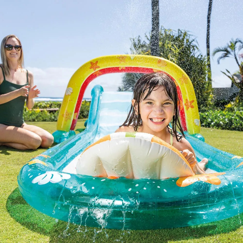 Escorregador Inflável de Verão + 2 Pranchas de Brinde!