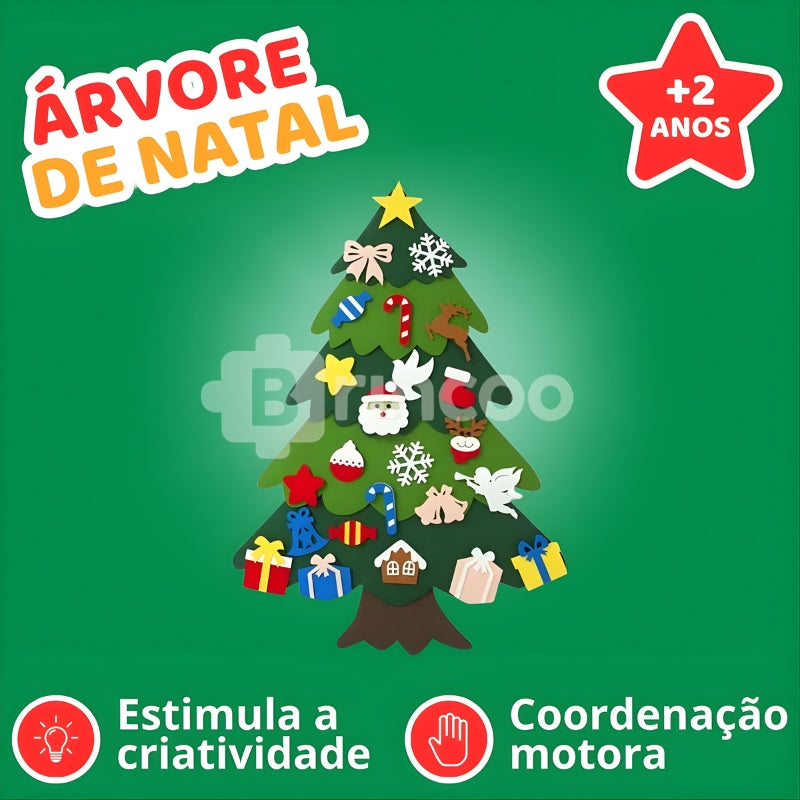 Árvore de Natal para Aprendizado e Diversão com Iluminação