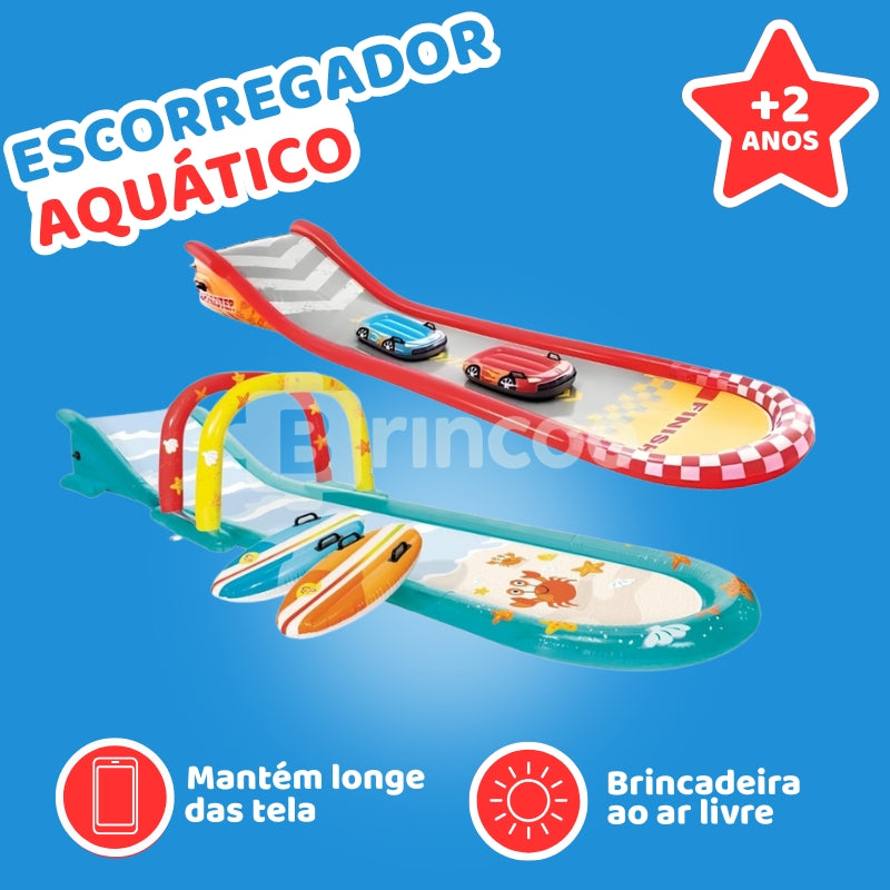 Escorregador Inflável de Verão + 2 Pranchas de Brinde!