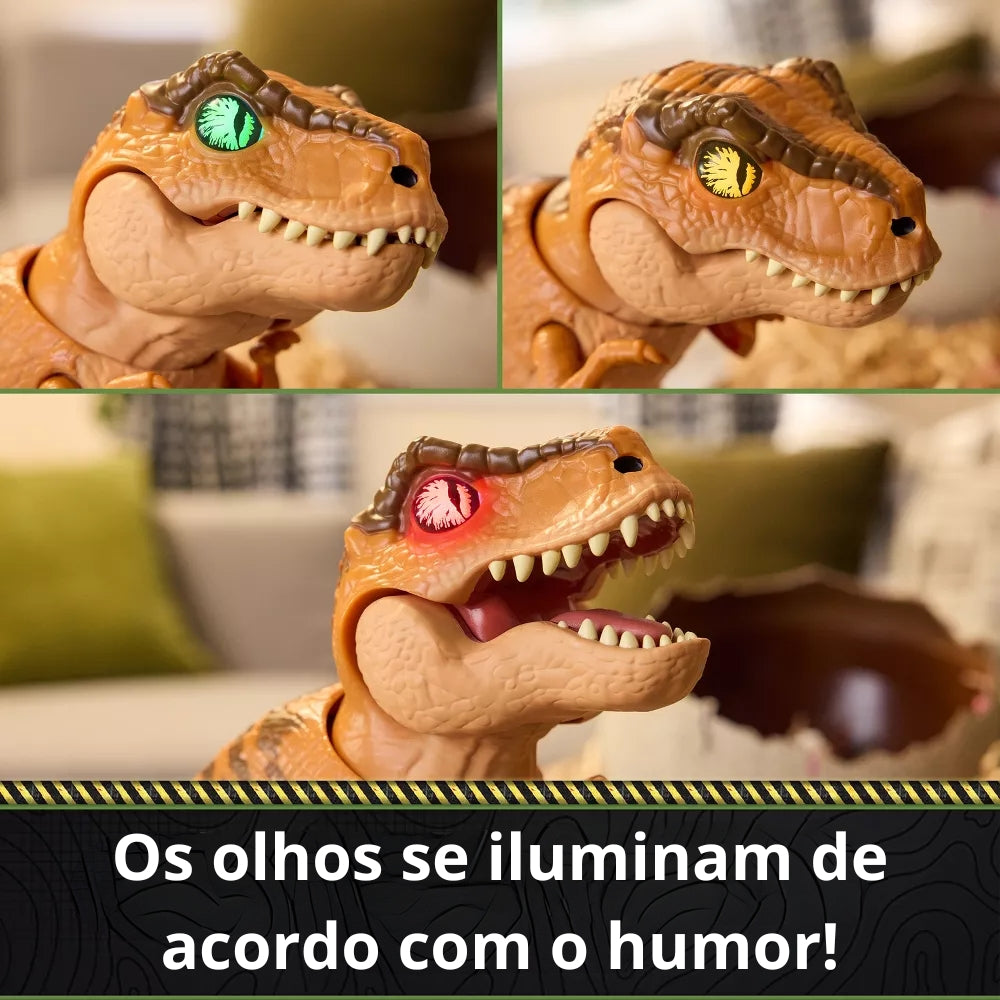 Dinossauro T-Rex Interativo – Mais de 100 Sons e Reações